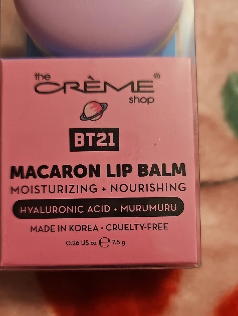 The Crème Shop BT21 Macaron Lip Balm - Pink (Limited Edition)